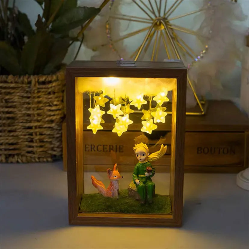The Little Prince Night Light Handmade Photo Frame Bedroom Lam